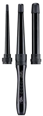 3 Piece Professional Curling Wand Set with Interchangeable Ceramic Barrels - Image 1 of 4