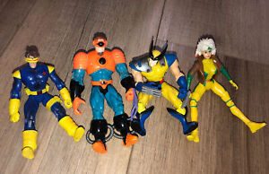 90’s/00’s BULK Lot Marvel X-Men Superhero LOOSE Figurines X4 RARE - Toy Box Inc