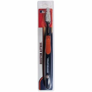 Houston Astros Adult Soft Toothbrush MLB Baseball Licensed - Picture 1 of 3