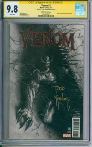 Marvel Comics Venom #2 CGC Signature Series 9.8 Signed By Todd McFarlane - Picture 1 of 2
