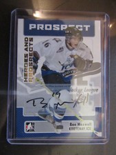 2006-07 In The Game Heroes and Prospects Autographs - Ben Maxwell