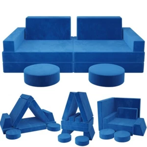 10Pcs Modular Kids Couch Kids Sofa for Playroom Sofa, Indoor Toddler Couch - Picture 1 of 27