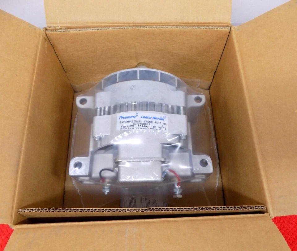 International Prestolite Leece Neville 12V Alternator 3579498C91 110 AMPS