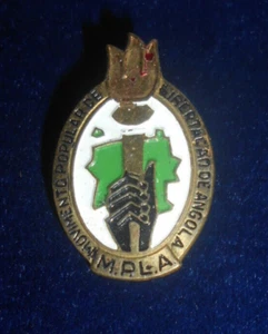 Insignia rara M.P.L.A. - Movimiento por la Liberación de Angola - Imagen 1 de 3
