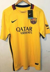 BARCELONA 2015 AUTHENTIC FOOTBALL SHIRT BY NIKE BRAND NEW SEALED XXL 2XL JERSEY