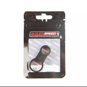 US SHIP -4AN 11.9mm To AN-8 17mm Stepped Dual Fuel Hose Separator Clamps Black - Foto 1 di 5