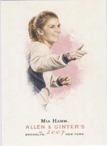 MIA HAMM 2007 Topps Allen & Ginter's #272 SOCCER CARD Team USA Women's RARE MINT - Picture 1 of 2