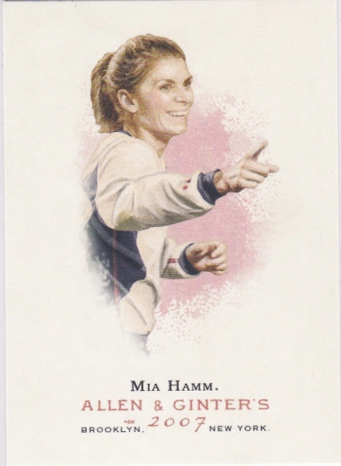 MIA HAMM 2007 Topps Allen & Ginter's #272 SOCCER CARD Team USA Women's RARE MINT - Image 1 of 2