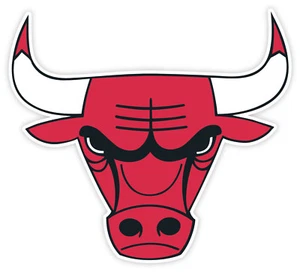Decalcomania adesivo vinile logo Chicago Bulls *TAGLIE* parete camion cornhole - Foto 1 di 2