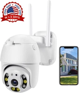 Camara De Seguridad WIFI Inalambrica 360° Para Casa Exterior HD 1080P Con Audio - Picture 1 of 8