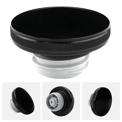 Tapa de tanque de combustible de gasolina negra de aluminio para Bonneville SE T100 T120 Thruxton 01-21 Foto 1 de 4
