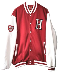 Harvard University Varsity Bomber Jacket - The Harvard Shop Official - Adult XXL - Picture 1 of 7