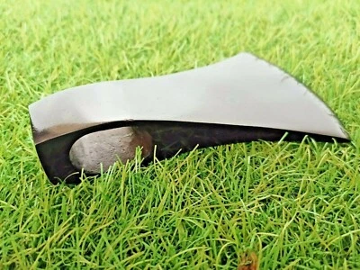 Forged Handmade Viking Style Iron Sickle Blade Blank Axe Head Throwing Hatchet - Image 1 of 4