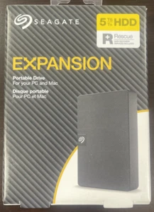 Seagate 2,5" Extension 5 To USB 3.0 Portable Externe HD STKM5000400 - Noir - Photo 1/5