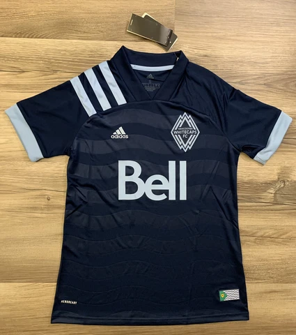 NWT$80 Adidas Womens Vancouver Whitecaps FC MLS Soccer Jersey Blue EH8626 Size S Cover