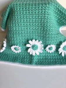 Crochet Daisy Baby Blanket - Picture 1 of 5