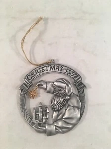 Avon 1997 Pewter Santa Ornament no bag or box - Picture 1 of 3