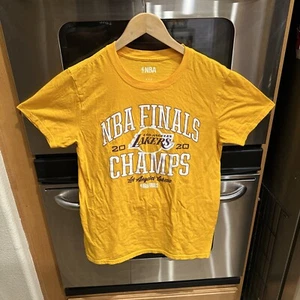 NBA Finals Champs 2020 Los Angeles Lakers Shirt Medium J23 - Picture 1 of 6