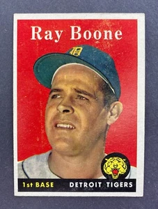 1958 Topps #185 Ray Boone (Detroit Tigers) - Bild 1 von 2