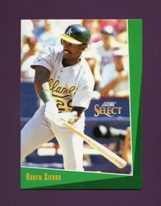 1992 Score Select Ruben Sierra #366 Oakland Athletics - Picture 1 of 2