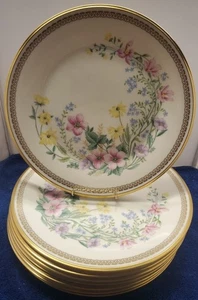 Set of 4 Lenox Flower Song Dinner Plates LK - Picture 1 of 3