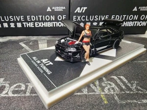 Aurora Model Nissan Skyline GTR R34 AIT Exclusive Edition Electroplated Black - Picture 1 of 6