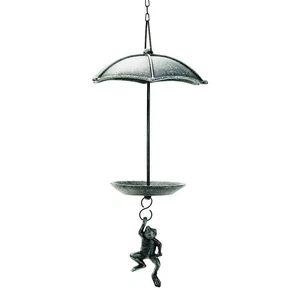 Decorative Hanging Bird Feeder, Waterproof Cast Iron Bird Bath, Unique Vintag... - Picture 1 of 8