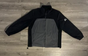 ZeroXposur gesticktes Logo durchgehender Reißverschluss Kragen Fleecejacke Herren Größe XLT grau - Bild 1 von 22