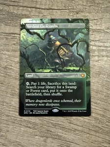 Verdant Catacombs Land Mythic 113 TDM Special Guest Borderless Near Mint - Picture 1 of 2