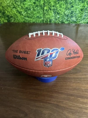 NFL Auténtico Cuero Wilson "The Duke" 2019 100 Aniversario 49ers Fútbol Foto 1 de 4