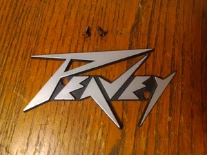 Amplificatore basso chitarra vintage PEAVEY speker griglia distintivo stemma logo 11 cm - Foto 1 di 7