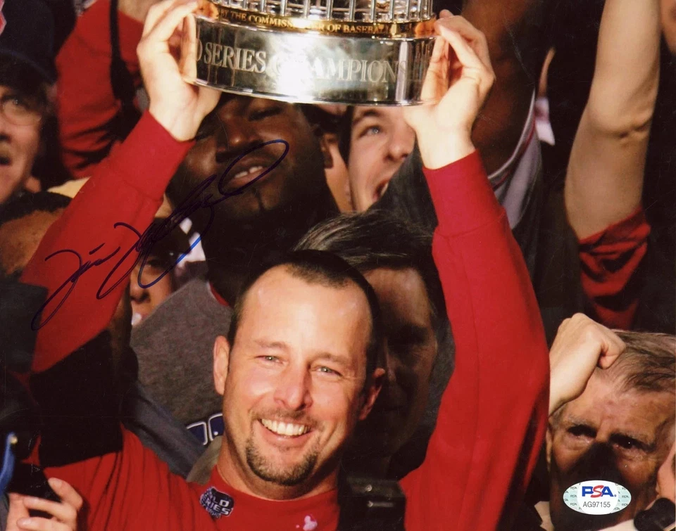 Фотография с автографом Тима Уэйкфилда 8x10 Boston Red Sox сертификат подлинности PSA - Изображение 1 из 1