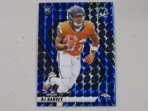 2025 Panini Mosaic Blue Mosaic Prizm #375 RJ Harvey 05/99 Rookie RC - Picture 1 of 2