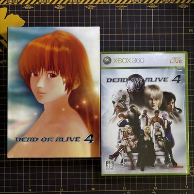 Dead or Alive 4 DOA w/Hard Sleeve Microsoft Xbox 360 TECMO Japan Import CIB - Image 1 of 4