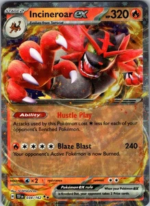 Incineroar ex Double Rare SV05: Temporal Forces 034/162 Near Mint - Picture 1 of 2