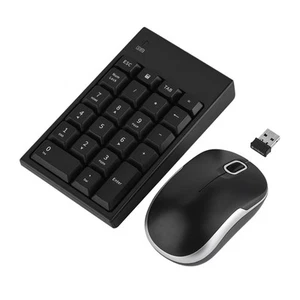 2 4 GHz Kabelloses Tastatur-Maus-Set 1200 Dpi Optische Maus Und Kabellose URS - Bild 1 von 7