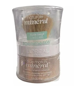L'OREAL True Match Mineral Foundation Nude Beige W3 / 460 New Sealed - Picture 1 of 2