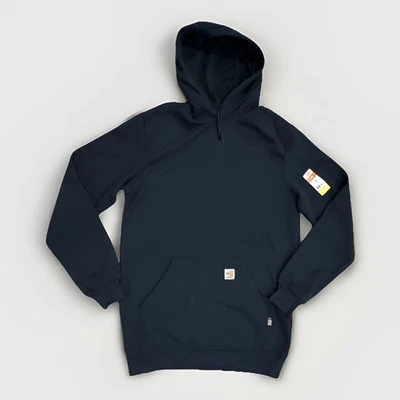 Moletom Carhartt Force ajuste solto resistente a chamas CAT NFPA - Azul - Masculino perfeito estado - Imagem 1 de 4
