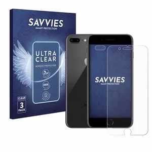 6x Folie für Apple iPhone 8 Plus (Display+Kamera) Schutzfolie Displayschutz - Zdjęcie 1 z 11