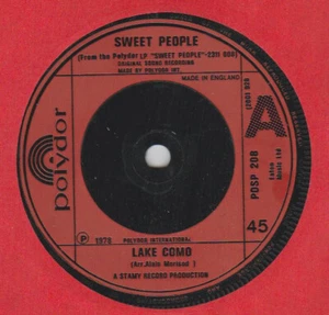 Sweet People - Lake Como (7", Single) - Picture 1 of 2