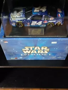 JEFF GORDON # 24~STAR WARS 1999 MONTE CARLO~REVELL 1:24 DIECAST CAR + CASE~RARE~ - Picture 1 of 4