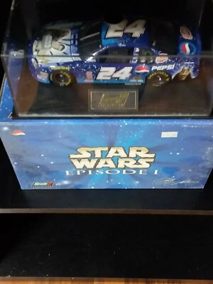 JEFF GORDON # 24~STAR WARS 1999 MONTE CARLO~REVELL 1:24 DIECAST CAR + CASE~RARE~ - Image 1 of 4