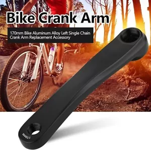 170 mm Fahrradkurbelarm Aluminiumlegierung Single Speed Kurbelsatz für Fahrradhalterung - Bild 1 von 7