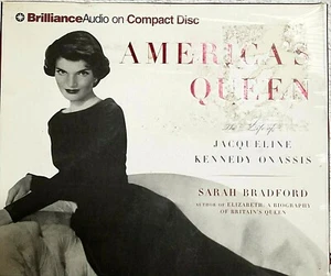 AMERICA'S QUEEN: THE LIFE OF JACQUELINE KENNEDY ONASSIS 8 CD AUDIOBOOK VERY GOOD - Picture 1 of 3