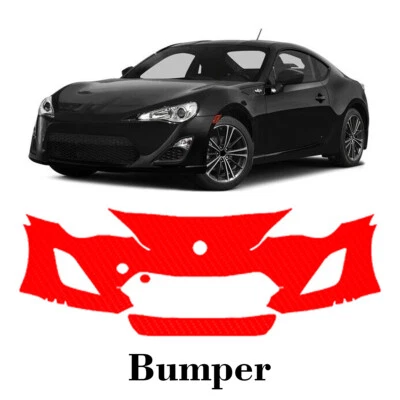 Película de protección de pintura PPF precortada para parachoques delantero para Scion FRS 2013-2016 Foto 1 de 4