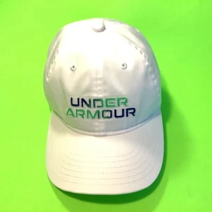 UNDER ARMOUR UA Youth Boys Snapback Hat ONE SIZE White w/Blue, Green - Picture 1 of 12
