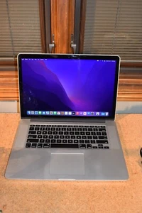 Apple Macbook Pro 15" 2015 Quad Core i7 2.2GHz 16GB RAM 1TB SSD MacOS Monterey - Picture 1 of 24