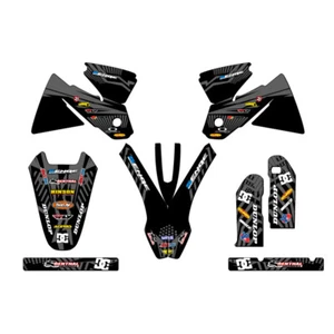 MXC MAYHEM 1998-2002 Black Senge kit de gráficos compatible con KTM - Imagen 1 de 10
