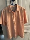 Quiksilver Waterman Collection Mens Short Sleeve Dress Shirt. Comfort Fit. Small