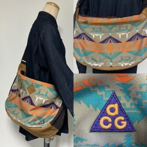 Limited Collaboration Nike Acg Pendleton Shoulder Bag/Native Pattern Japan Rare - Picture 1 of 11